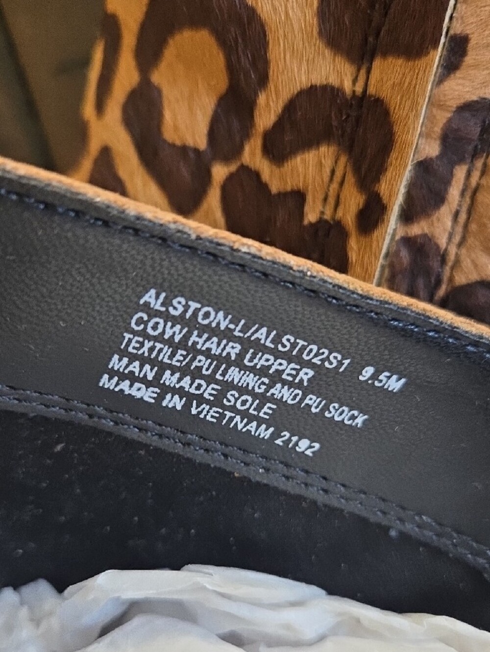 Steve Madden Alston Leopard Boots - Picture 7 of 7